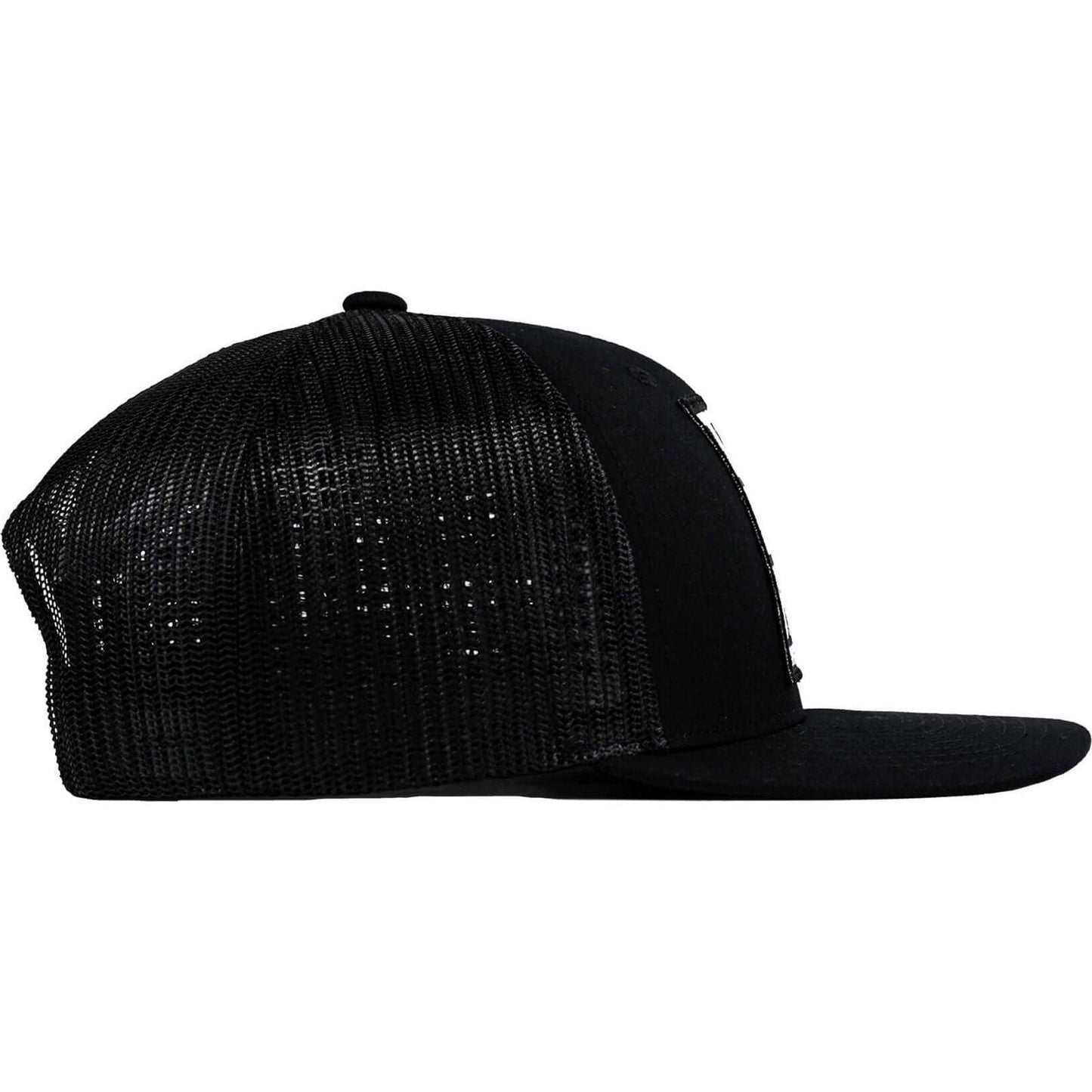 Tattoos, Fitness, & Freedom Black Patch Mid-Profile Mesh Snapback