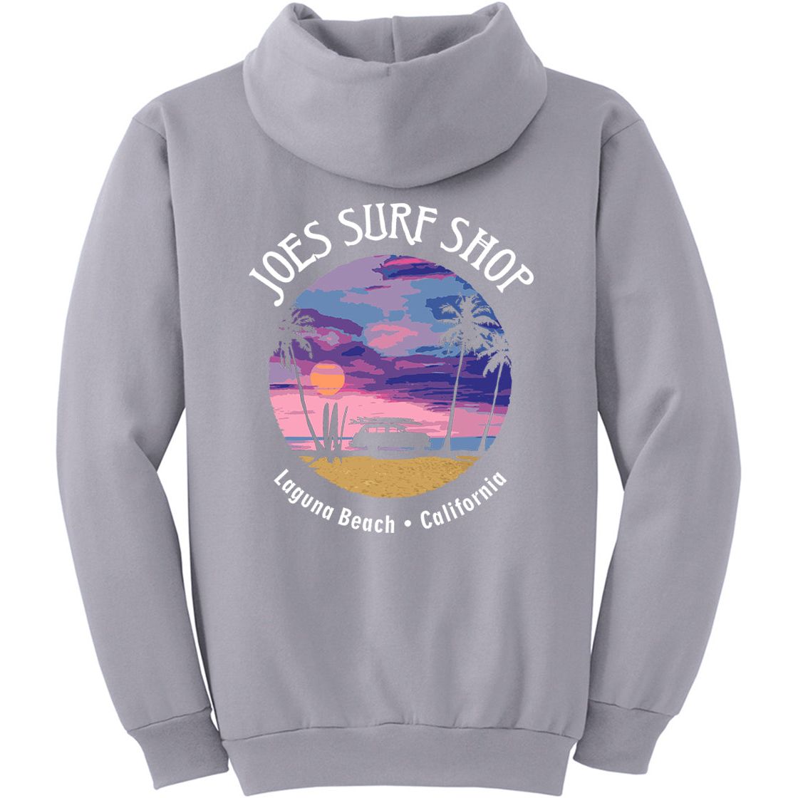 Joe's Surf Shop Wagon Silhouette Pullover Surf Hoodie