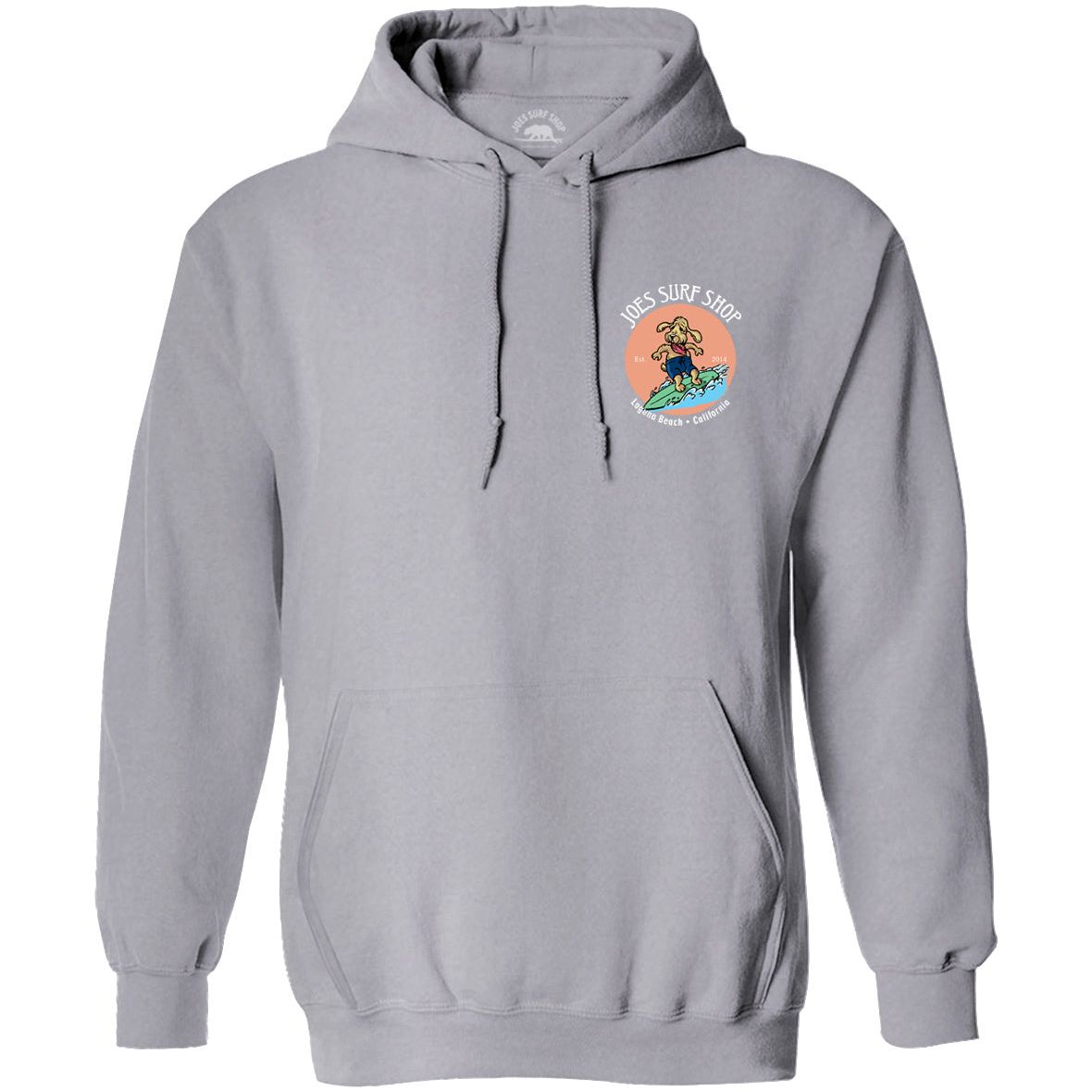 Joe's Surf Shop Teddy the Surfing Dog Pullover Surf Hoodie