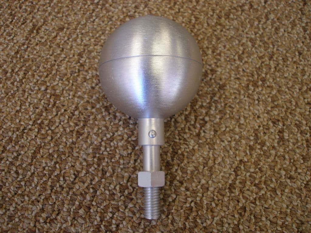 Silver Ball for Flagpole Topper