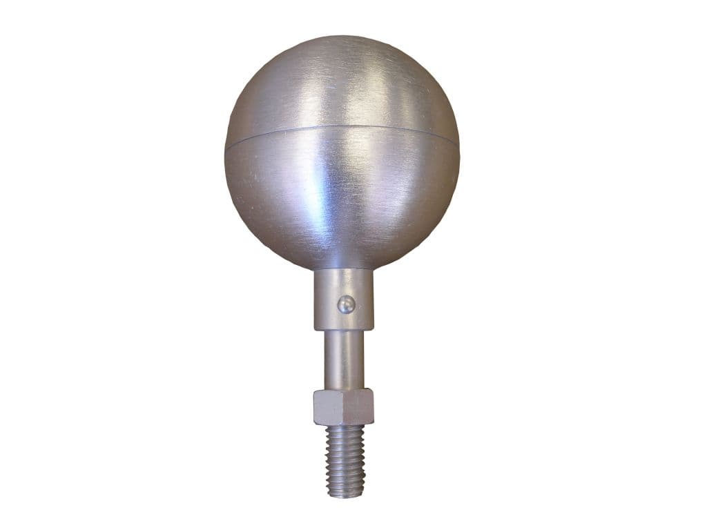 Silver Ball for Flagpole Topper