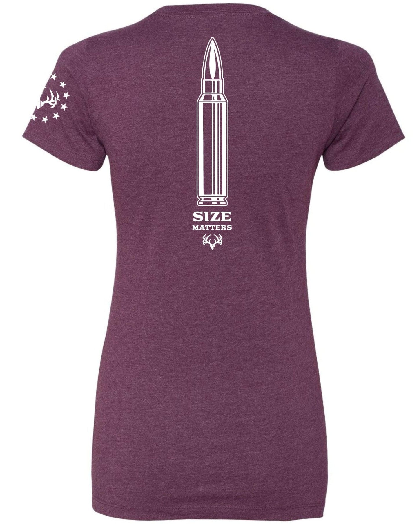 Womens Size Matters Bullet Tee