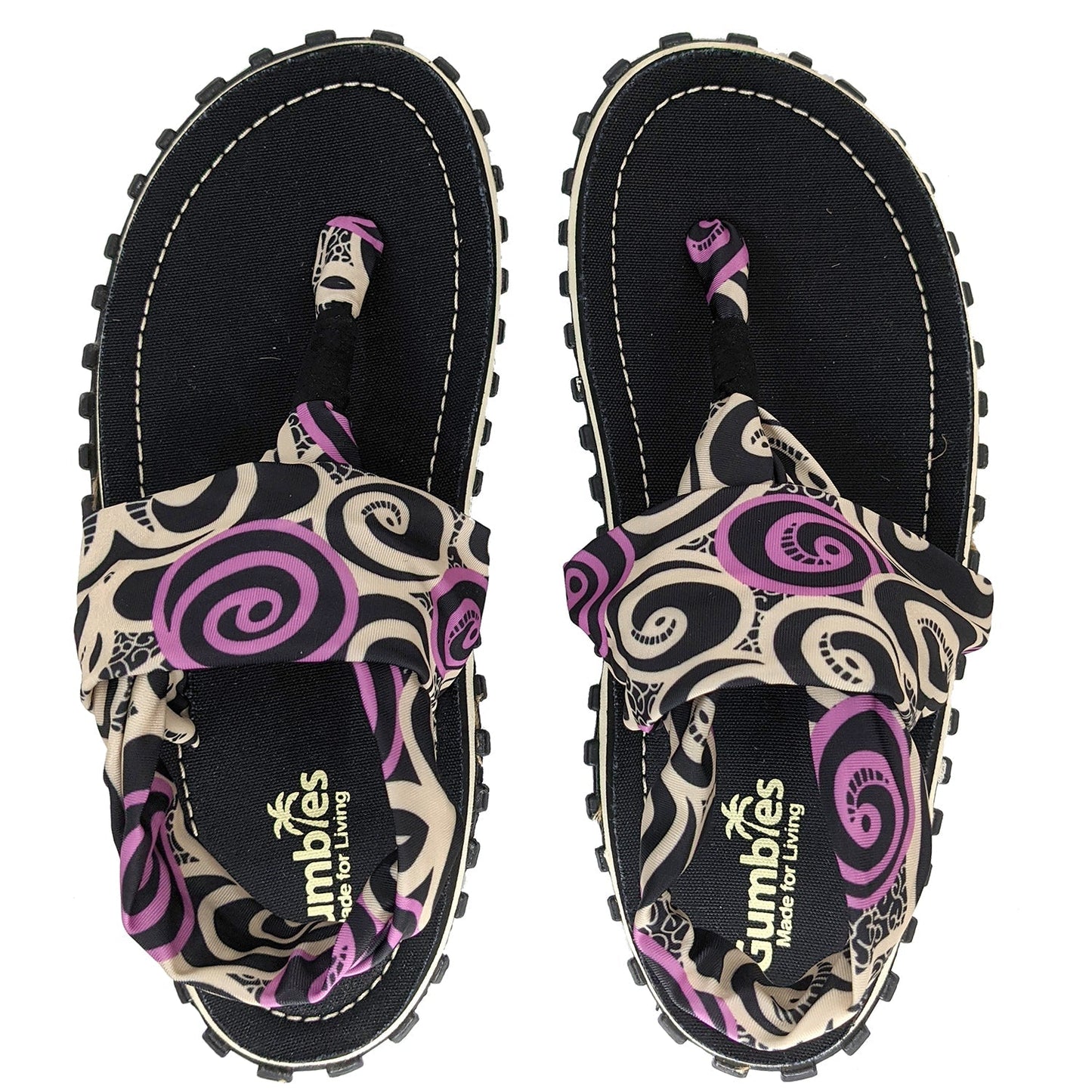 Slingbacks - Women's - Black Swirls