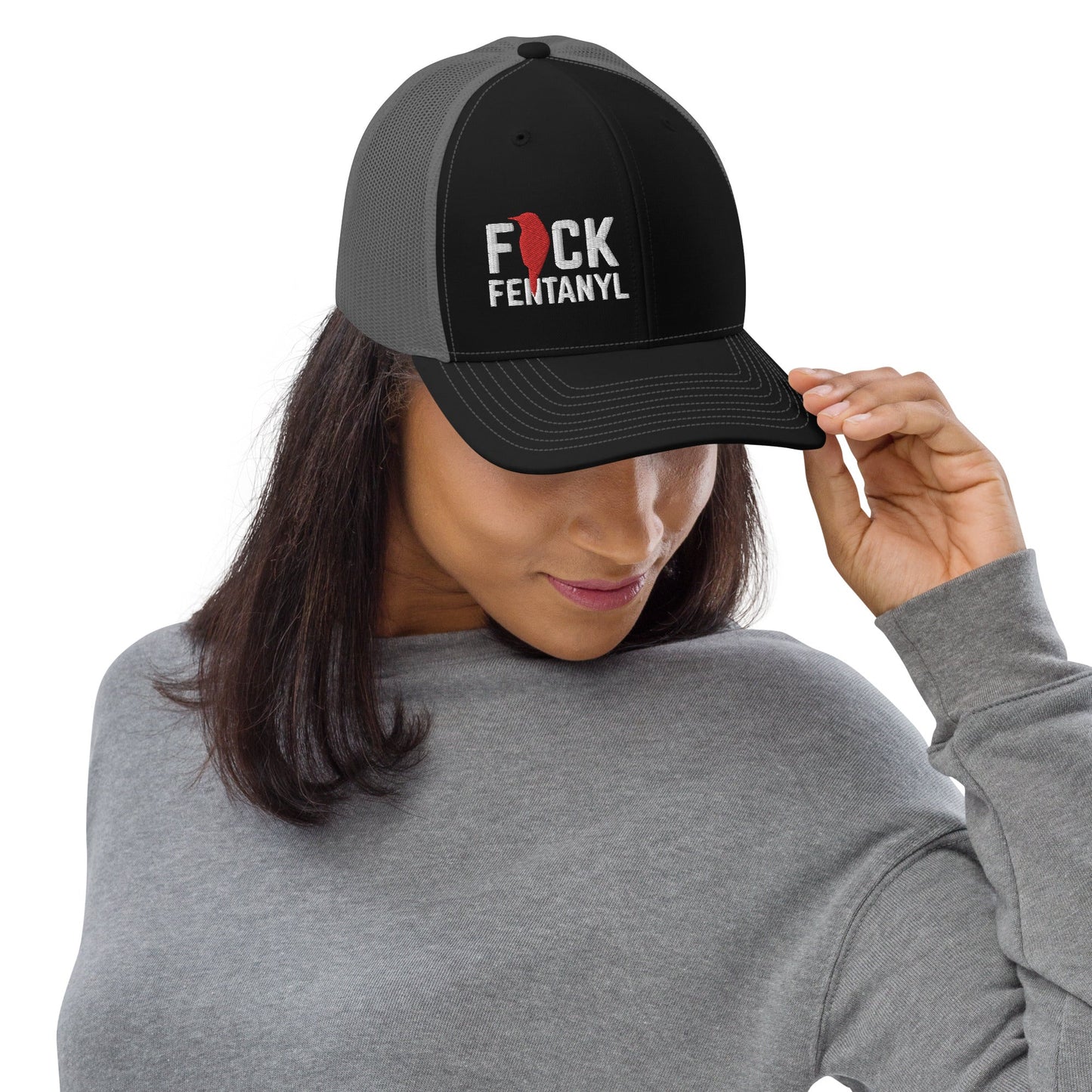 We Fight Monsters F*ck Fentanyl Trucker Cap