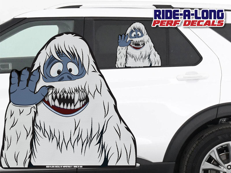 Snow Beast *RIDE A LONG* Perforated Decal