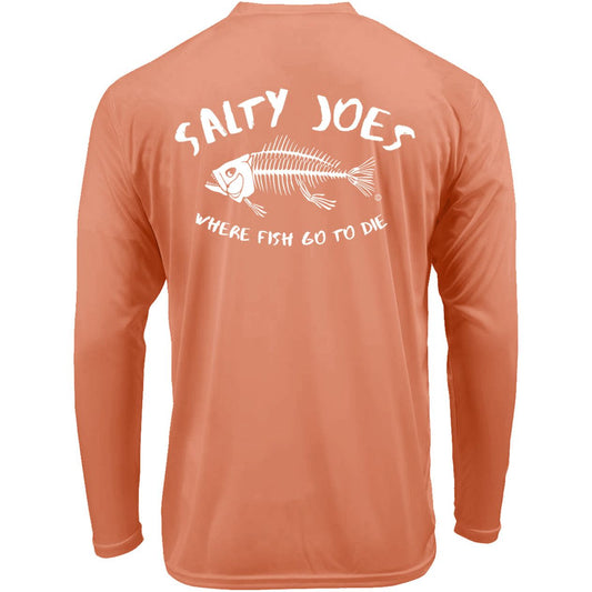 Salty Joe's "Where Fish Go To Die" Long Sleeve Sun Shirt