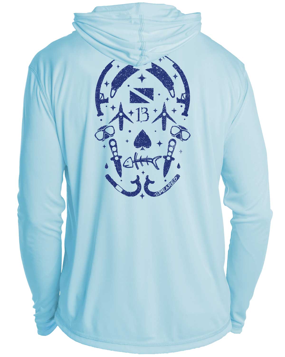 Gearhead Lucky Skull UV UPF 50+ Long Sleeve Hoodie