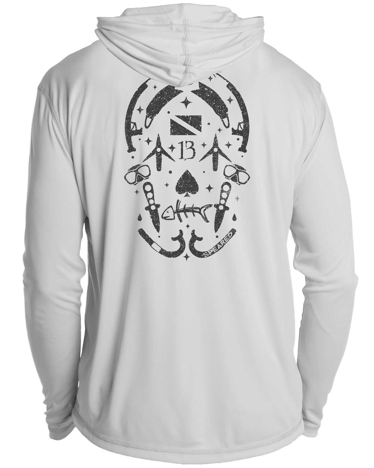 Gearhead Lucky Skull UV UPF 50+ Long Sleeve Hoodie