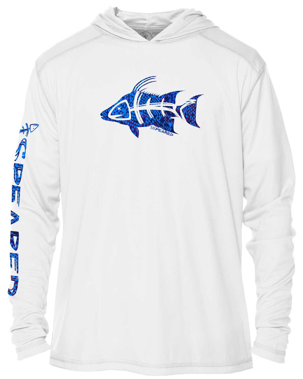 Hogfish: Camo UV UPF 50+ Long Sleeve Hoodie