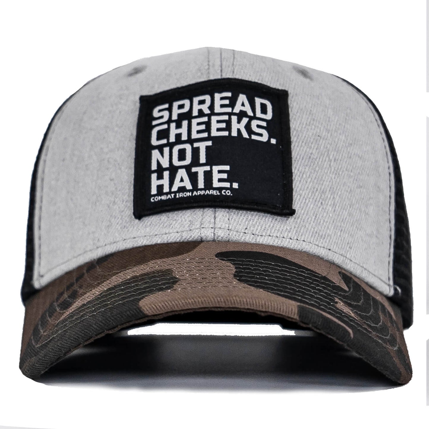 SPREAD CHEEKS. NOT HATE. Patch Snapback