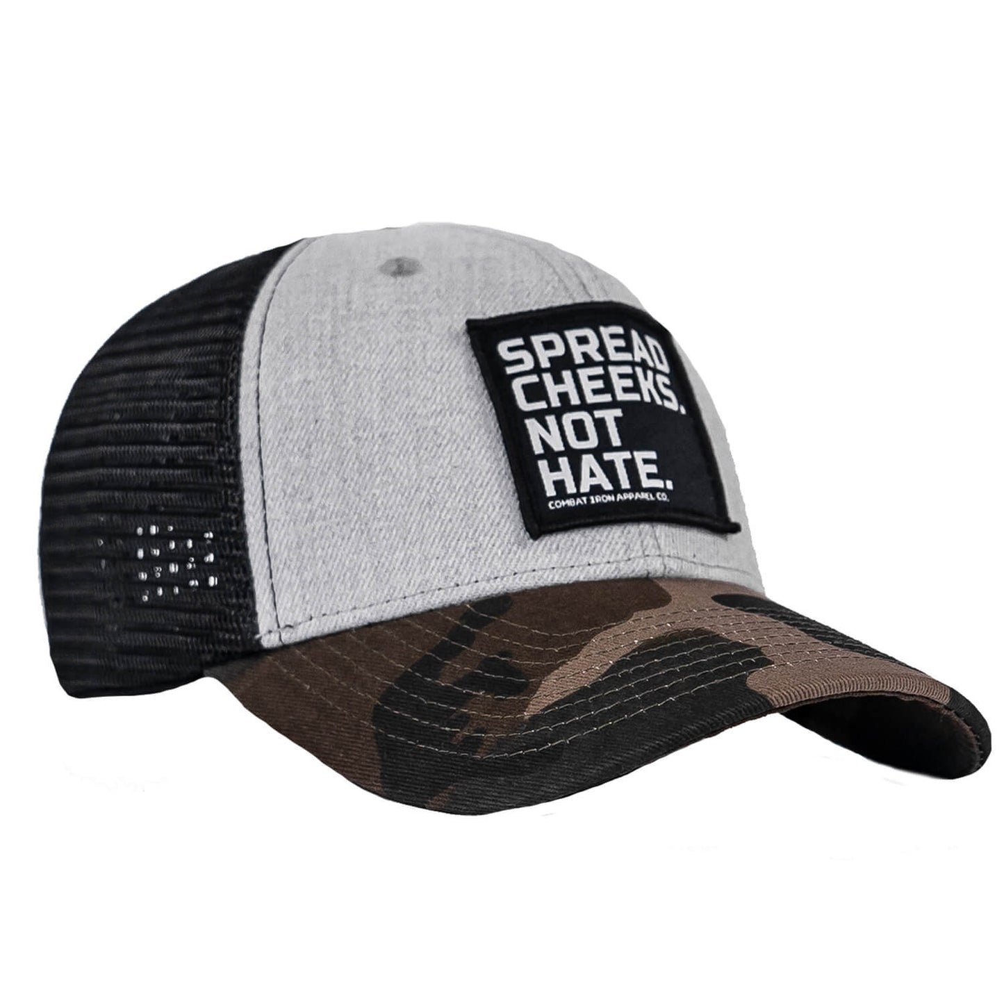 SPREAD CHEEKS. NOT HATE. Patch Snapback