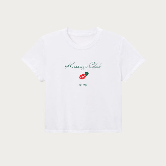 Kissing Club women's Baby Tee