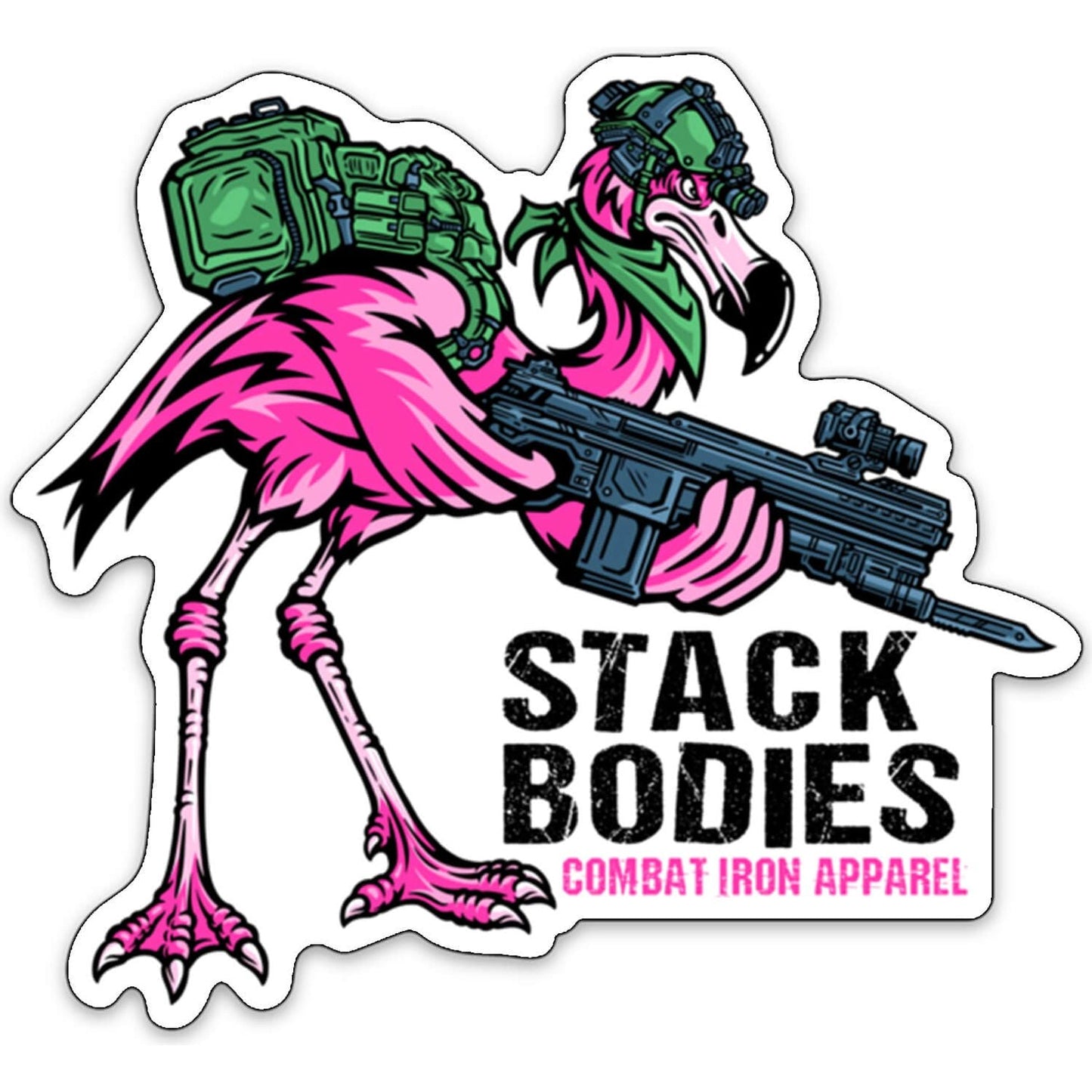 STACK BODIES FLAMINGO OPERATOR DECAL