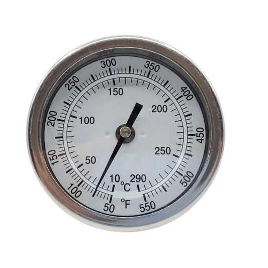 Stainless Steel 3" Screw In Thermometer