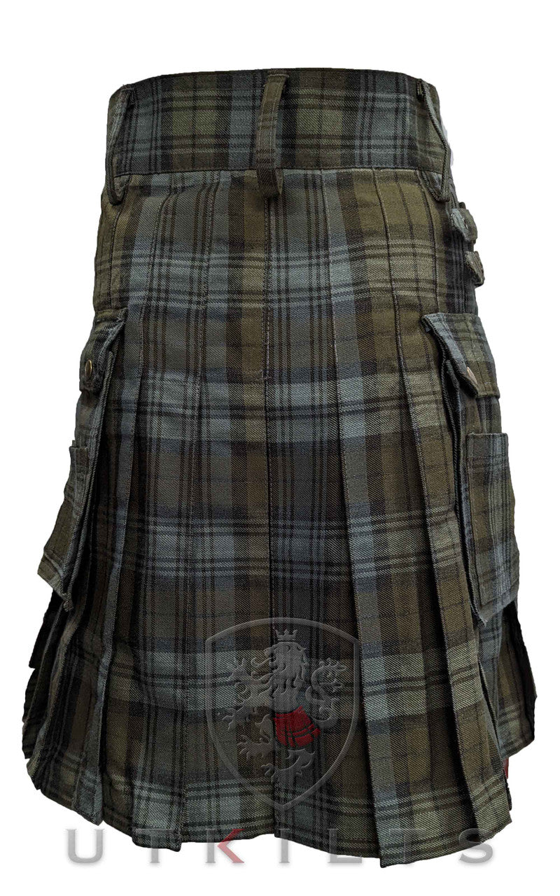 Standard Black Watch Weathered Tartan Utility Kilt