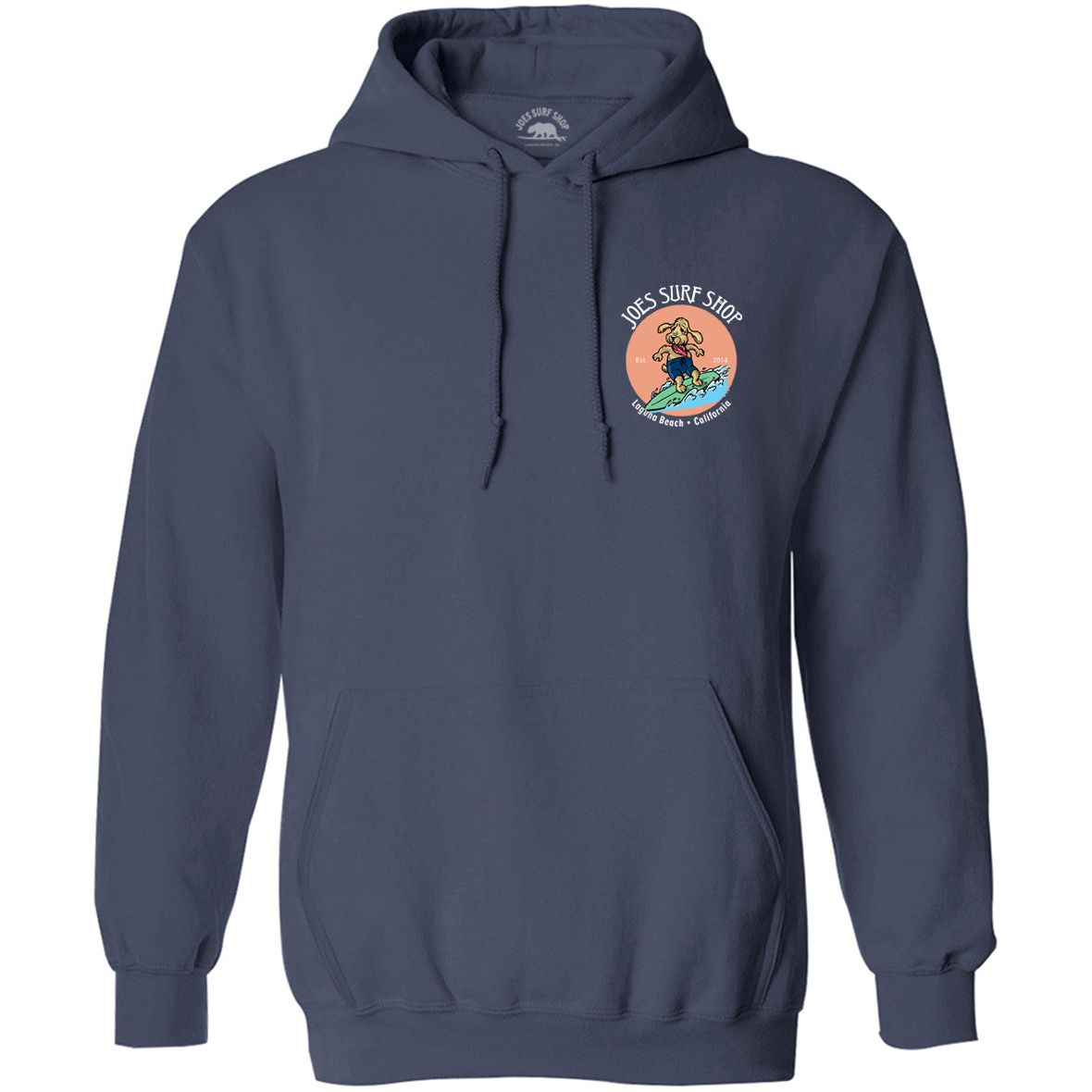 Joe's Surf Shop Teddy the Surfing Dog Pullover Surf Hoodie