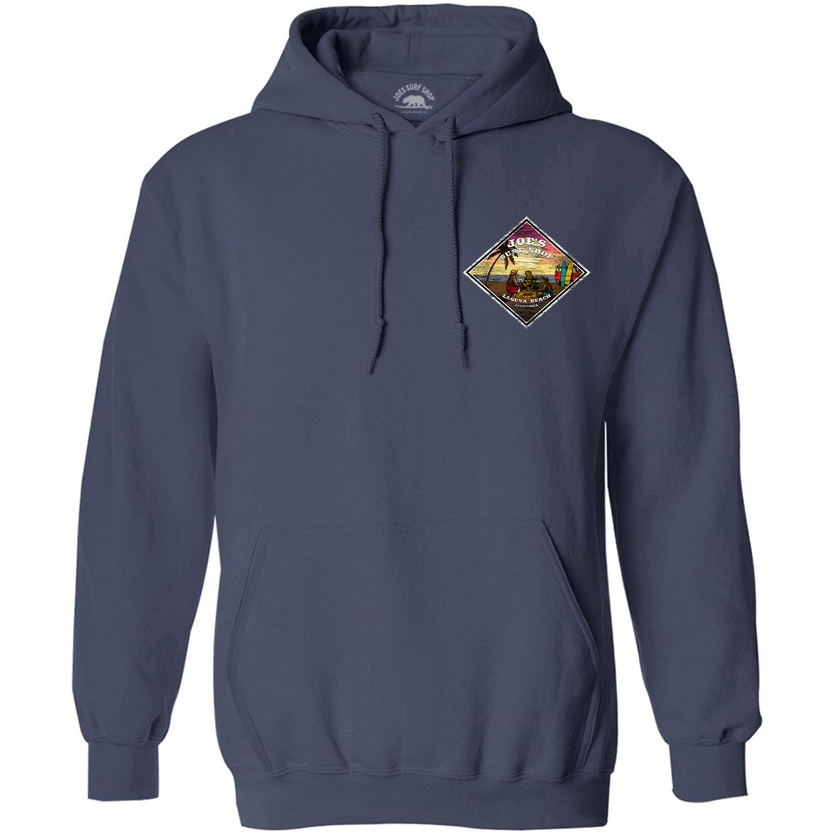 Joe's Surf Shop Three Bears on the Beach Pullover Surf Hoodie