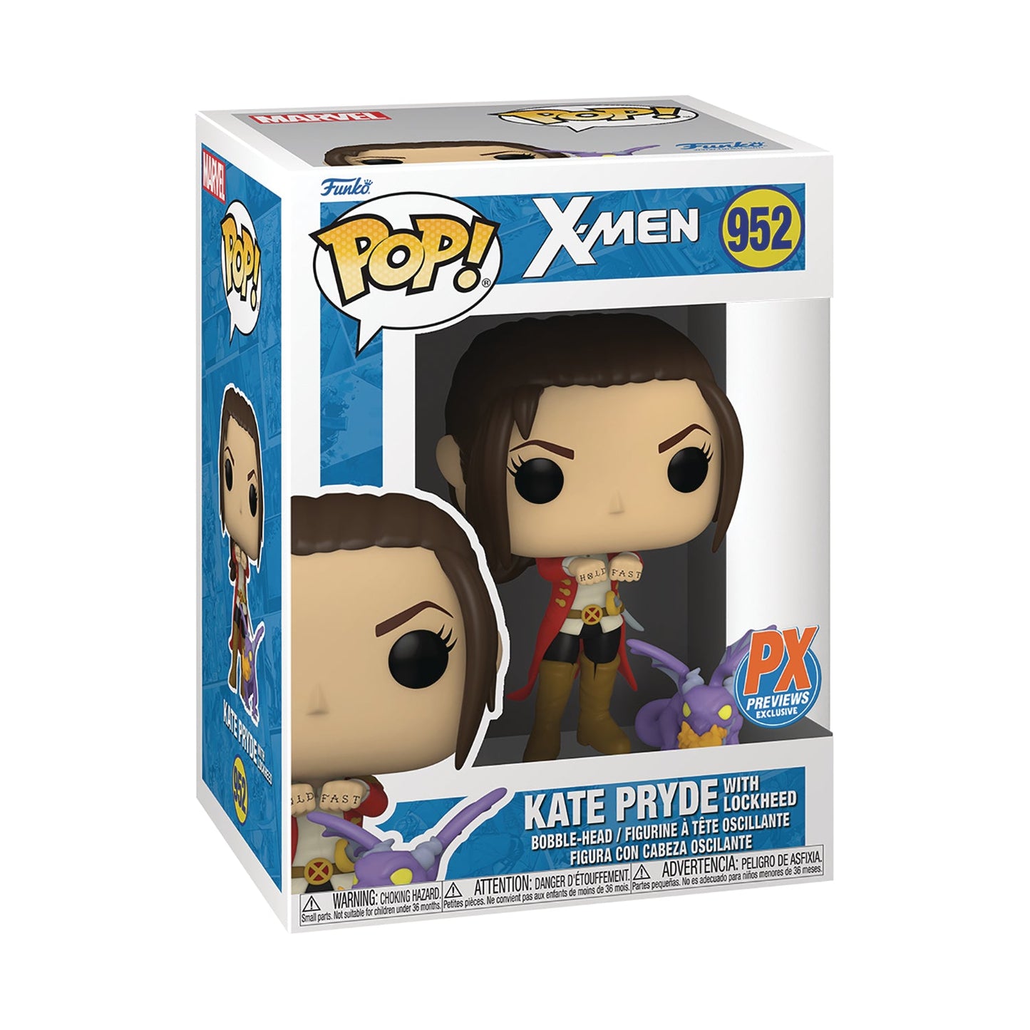 Funko Pop! & Buddy: Marvel X-Men Kate Pryde with Lockheed Previews Exclusive Vinyl Figure