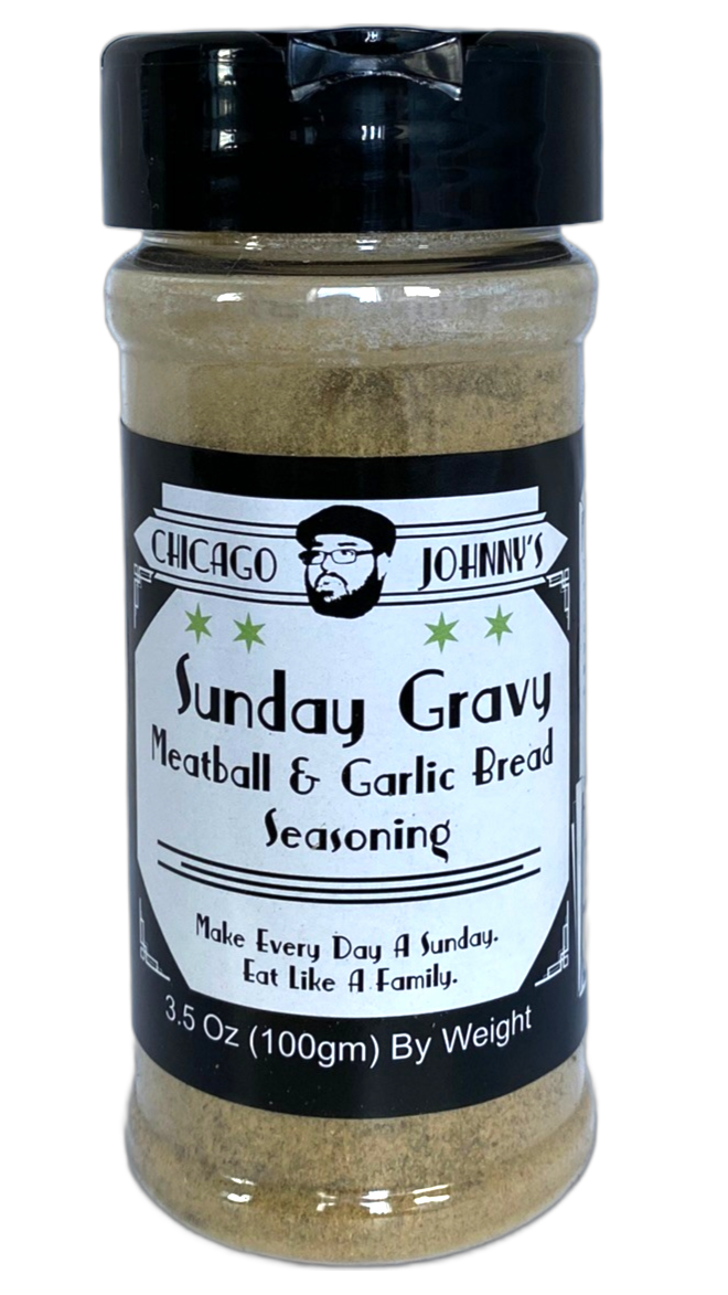 Sunday Gravy Seasoning | Fantastic Meatball Seasoning | Amazing Garlic Bread Seasoning by Chicago Johnnys