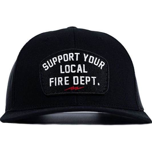 SUPPORT YOUR LOCAL FIRE DEPT. MID-PROFILE MESH SNAPBACK