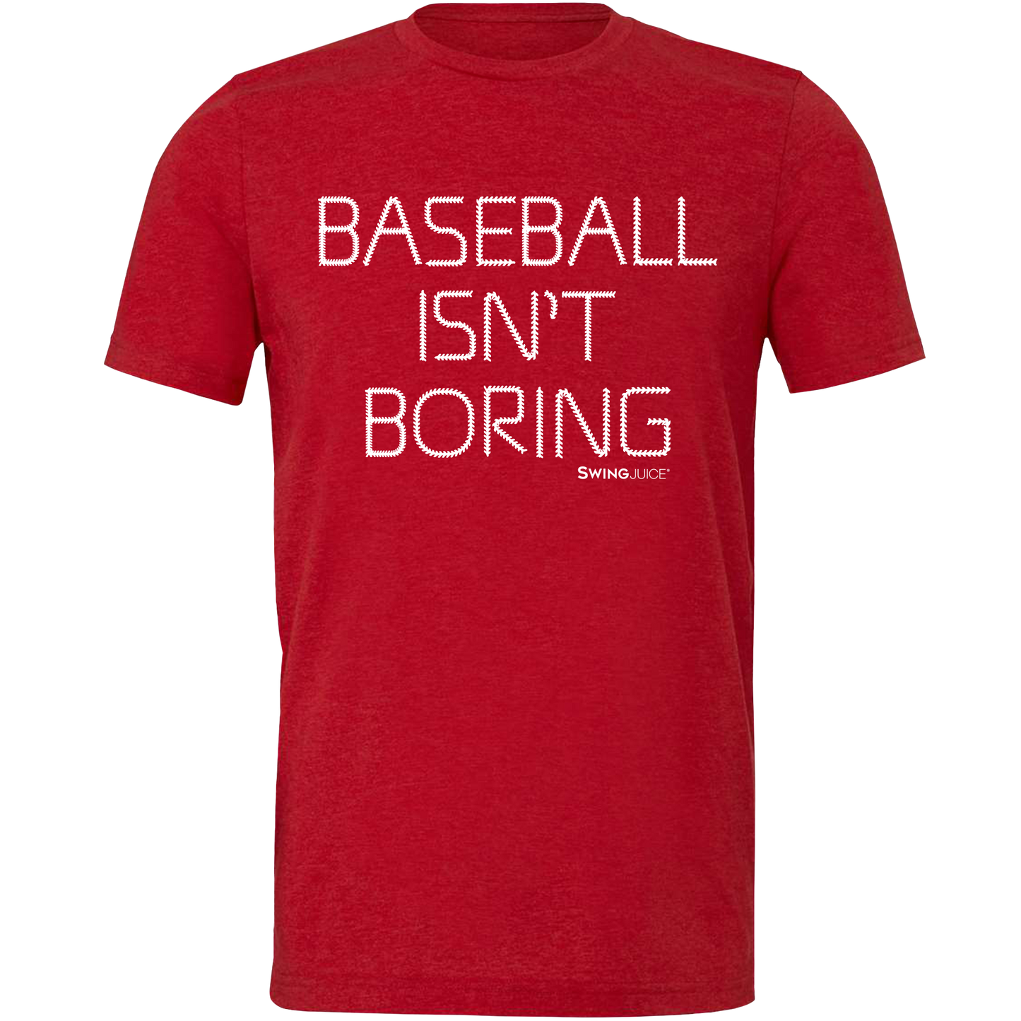 Baseball Official Baseball Isn't Boring Unisex T-Shirt Red