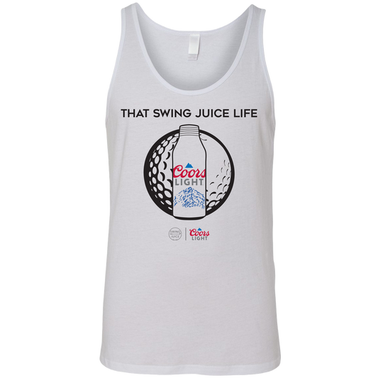 Golf Coors Light Unisex Tank Top White