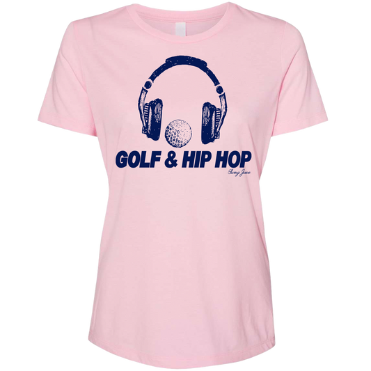 Golf & Hip Hop Women's T-Shirt Pink