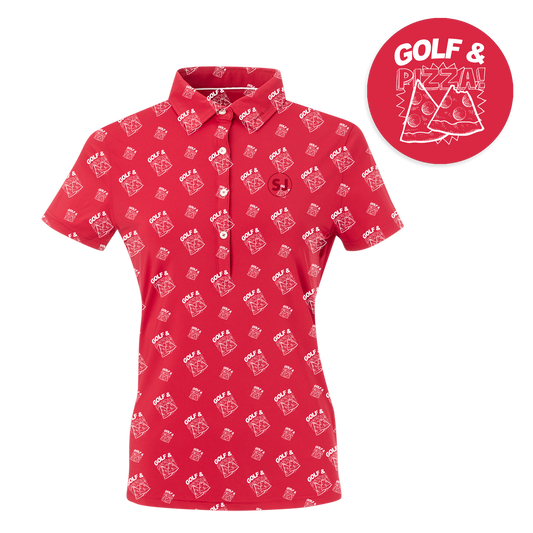 Golf & Pizza Women's Polo