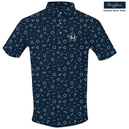 Golf Memphis Geometric Men's Polo