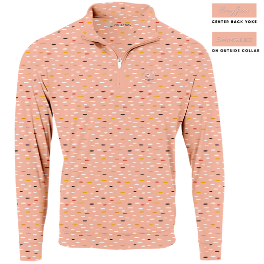 Golf Mid Century Nostalgia Men's Quarter Zip