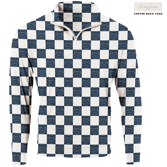 Golf SJ Checkerboard Men's Quarter Zip