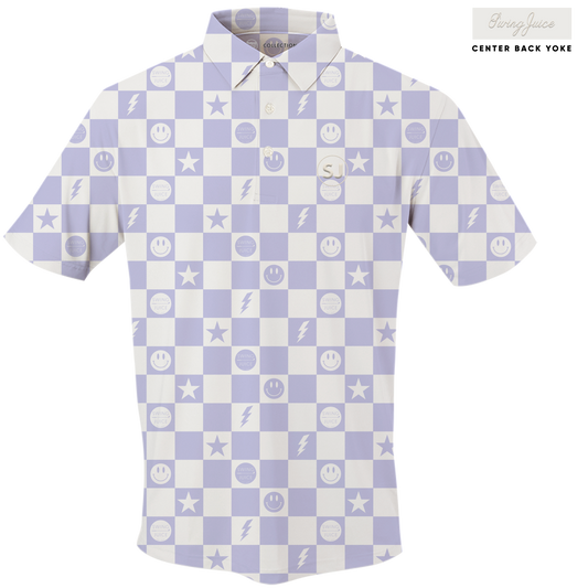 Golf Smile Face Men's Polo