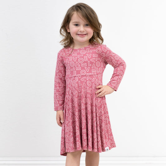 Swirly Girl Dress