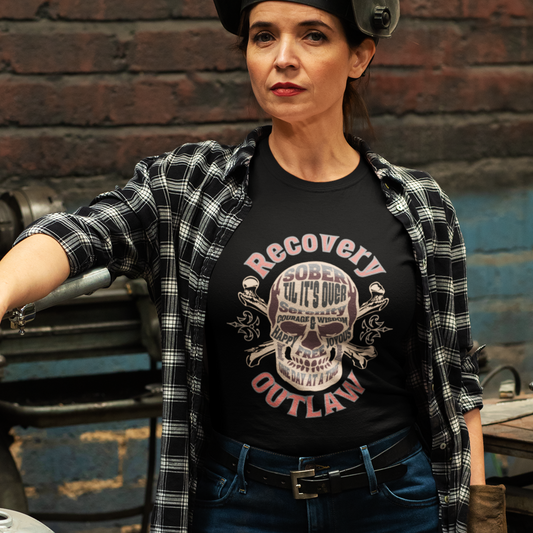 Womens Recovery T-Shirt | Inspiring Sobriety | Recovery Outlaw