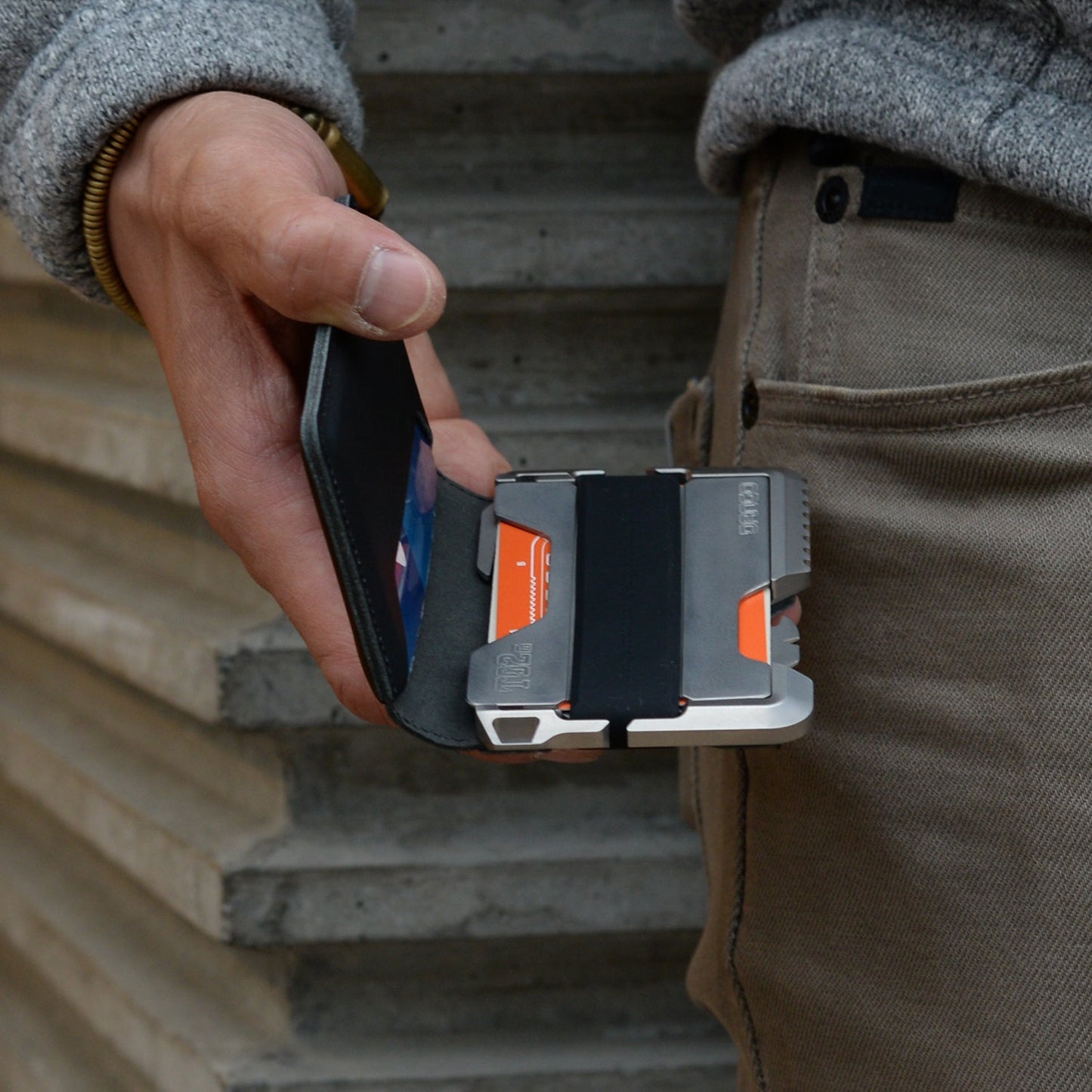 T02 TACTICAL™ TITANIUM WALLET - 3 POCKET BIFOLD