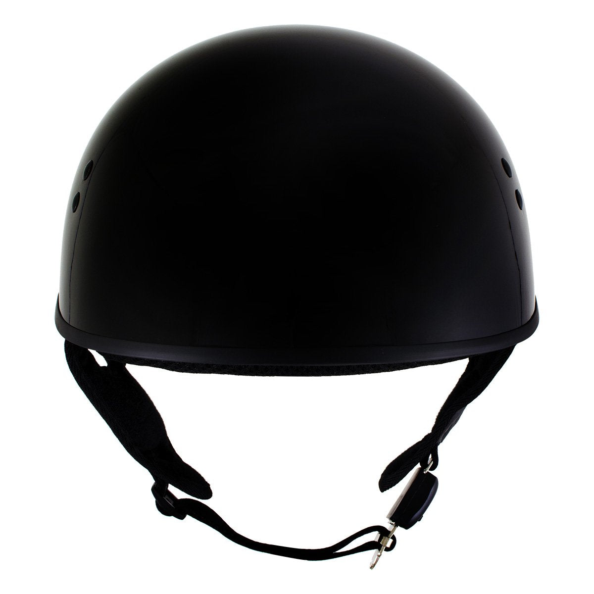 Hot Leathers T68 'The O.G.' Gloss Black DOT Helmet with MP7922FMSET Heated Balaclava Bundle