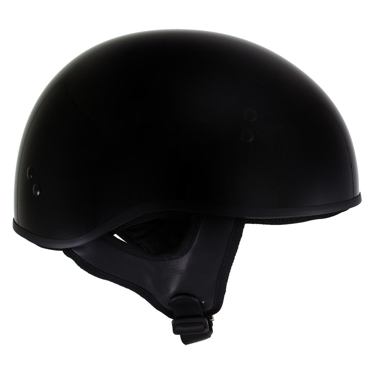 Hot Leathers T68 'The O.G.' Gloss Black DOT Helmet with MP7922FMSET Heated Balaclava Bundle