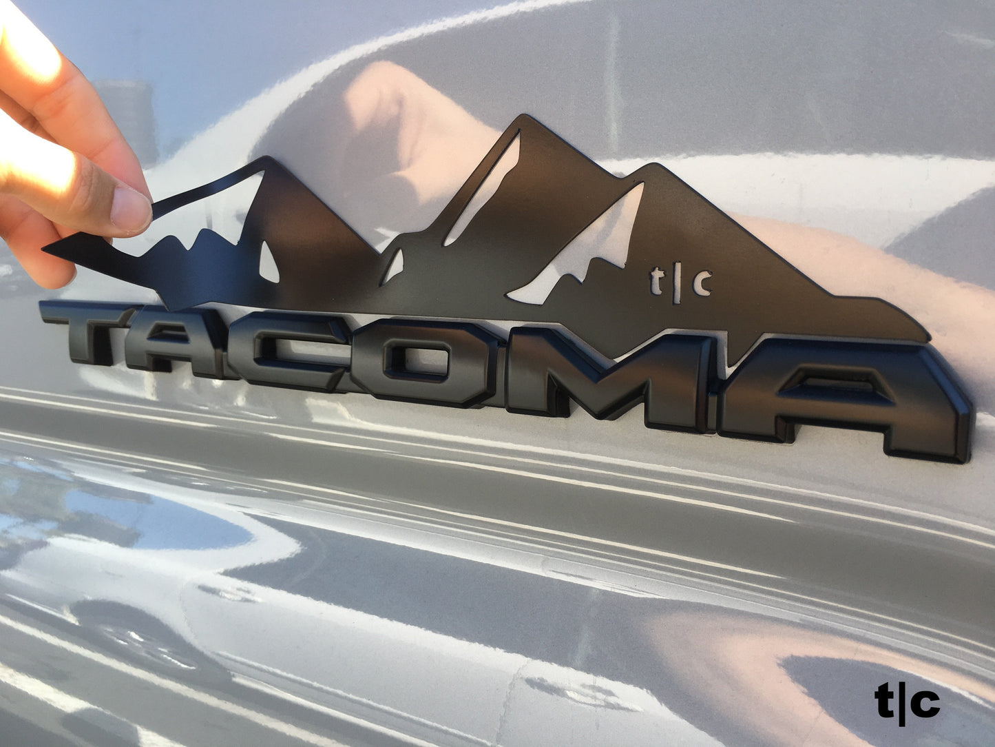 Toyota Tacoma Badge Mountain Range Magnet (2016+)