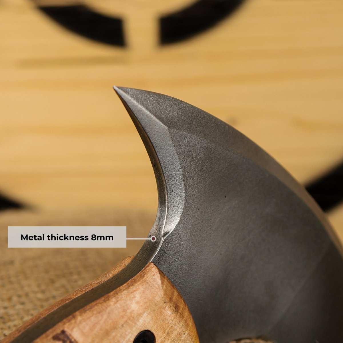 Tactical tomahawk "Sakari" with tribal engraving