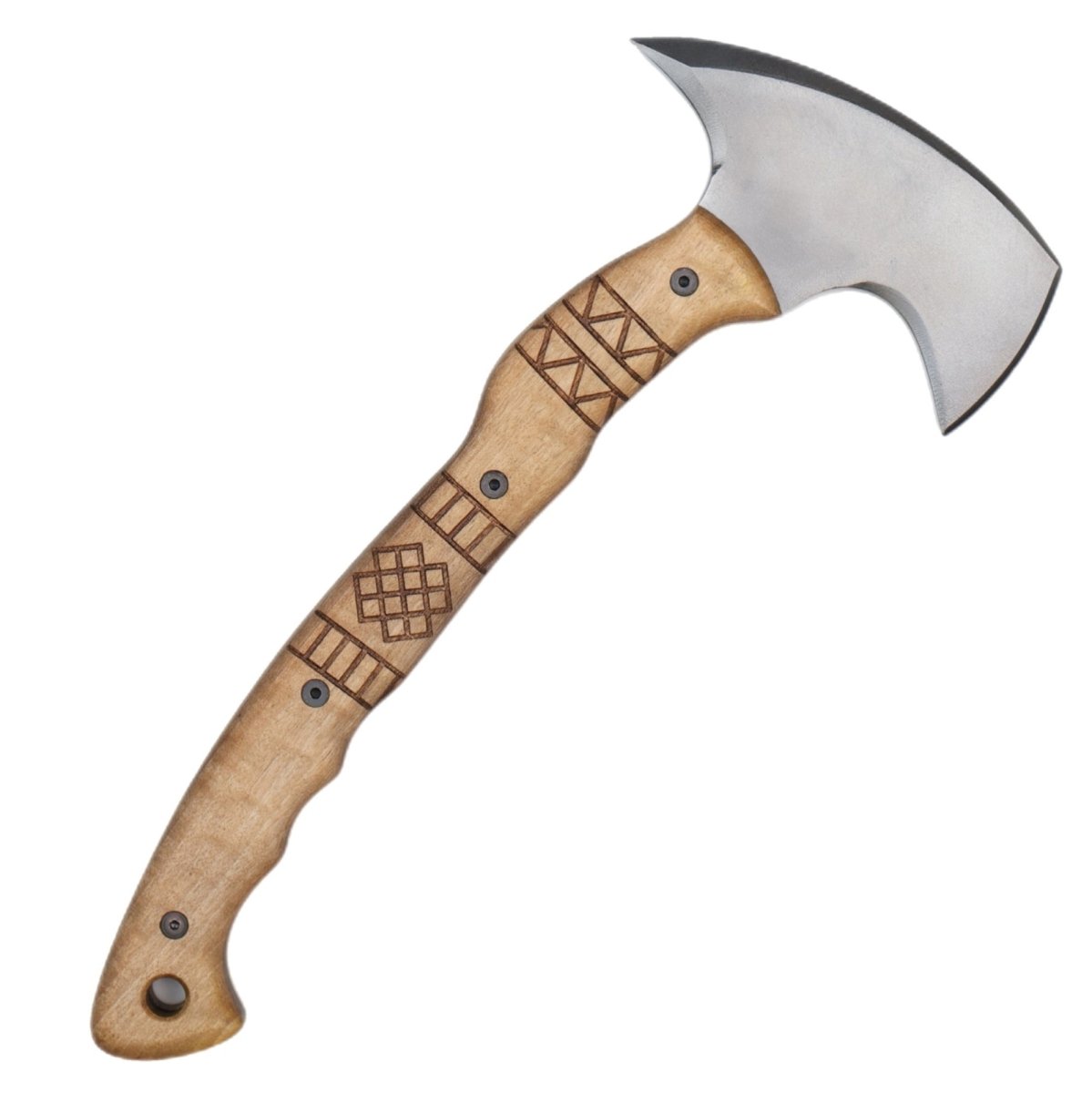 Tactical tomahawk "Sakari" with tribal engraving