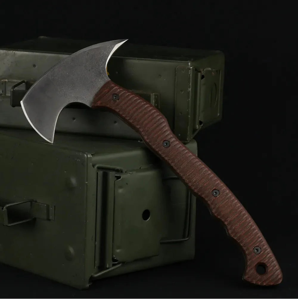 Tactical tomahawk with blade and spike 13.77" - polymer composite handle