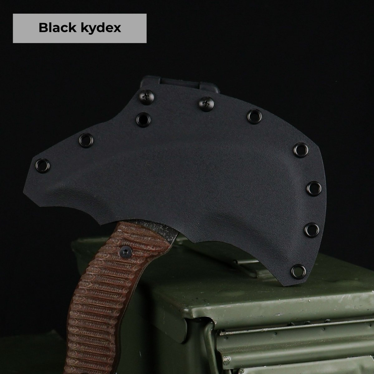 Tactical tomahawk with blade and spike 13.77" - polymer composite handle