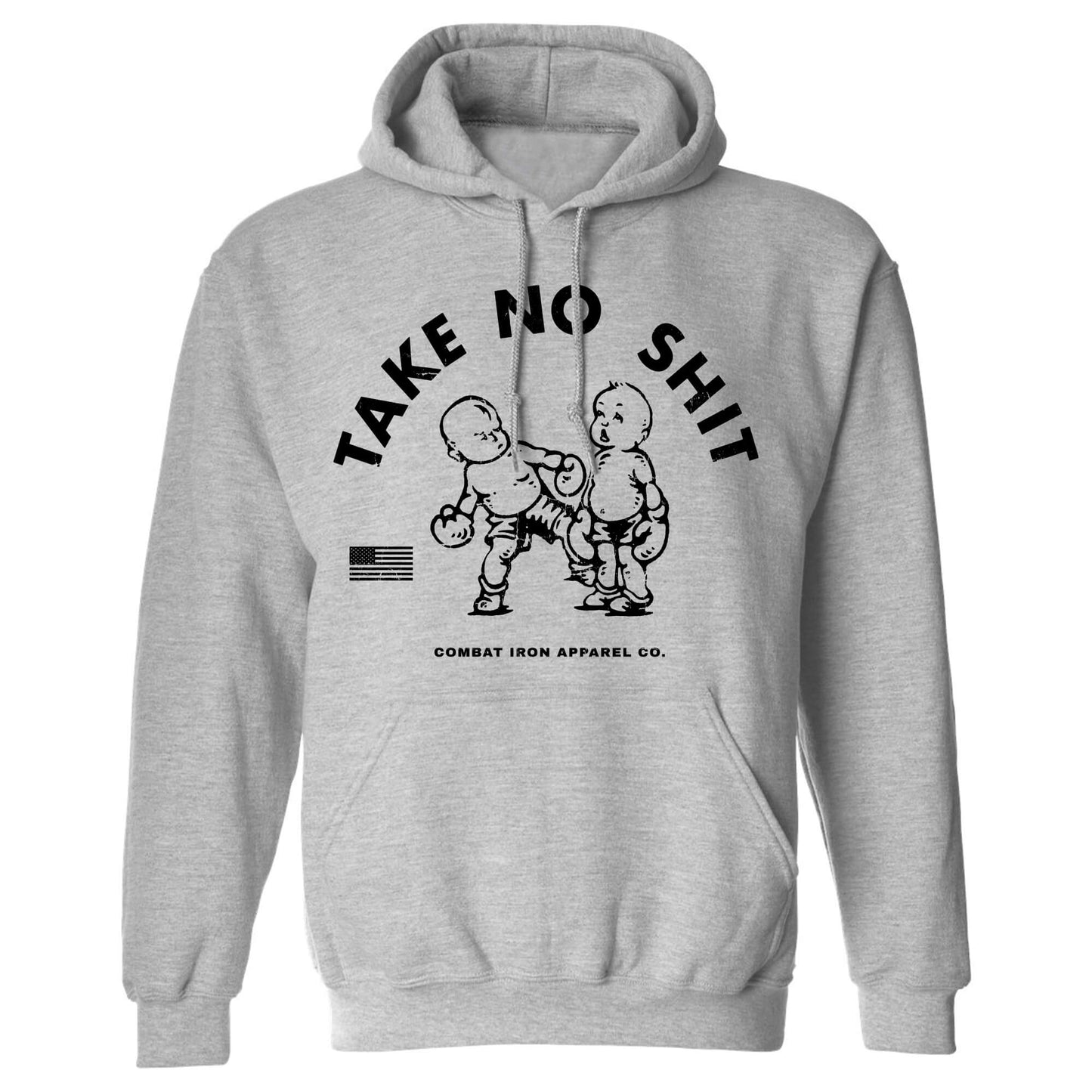 TAKE NO SHIT MEN'S FLEECE LINED HOODIE