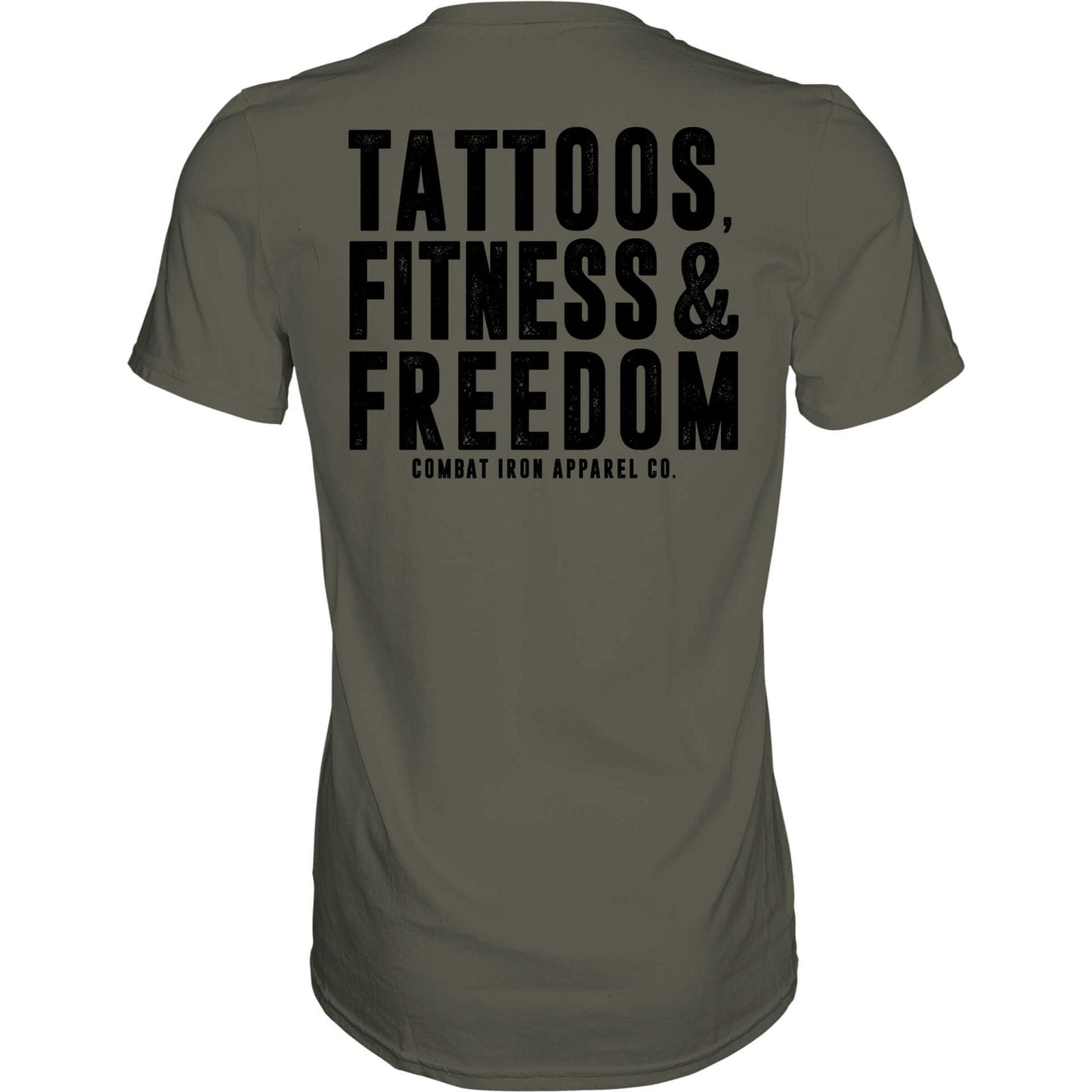 Tattoos, Fitness, & Freedom USA Edition Men's T-Shirt