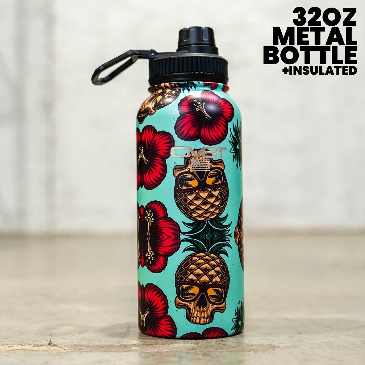 V2 32oz Metal Bottle | 24hr Insulated + Drink Port