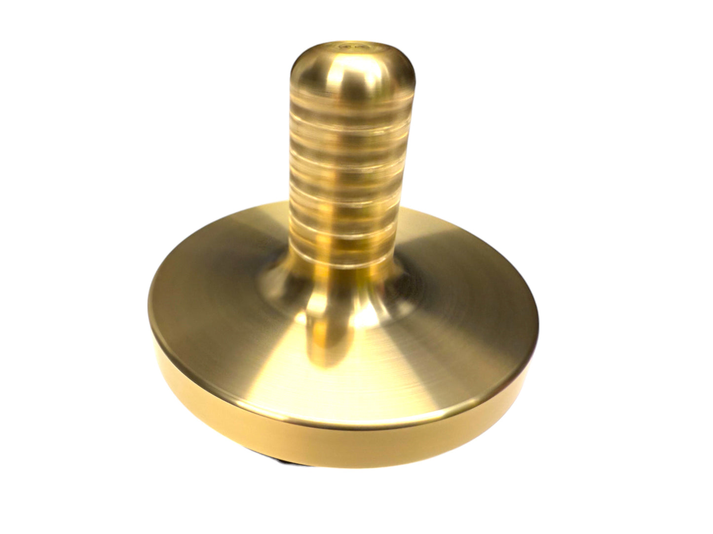 Tip Top - Tungsten / Brass - Spinning Top + Delrin Stand by Maratac®