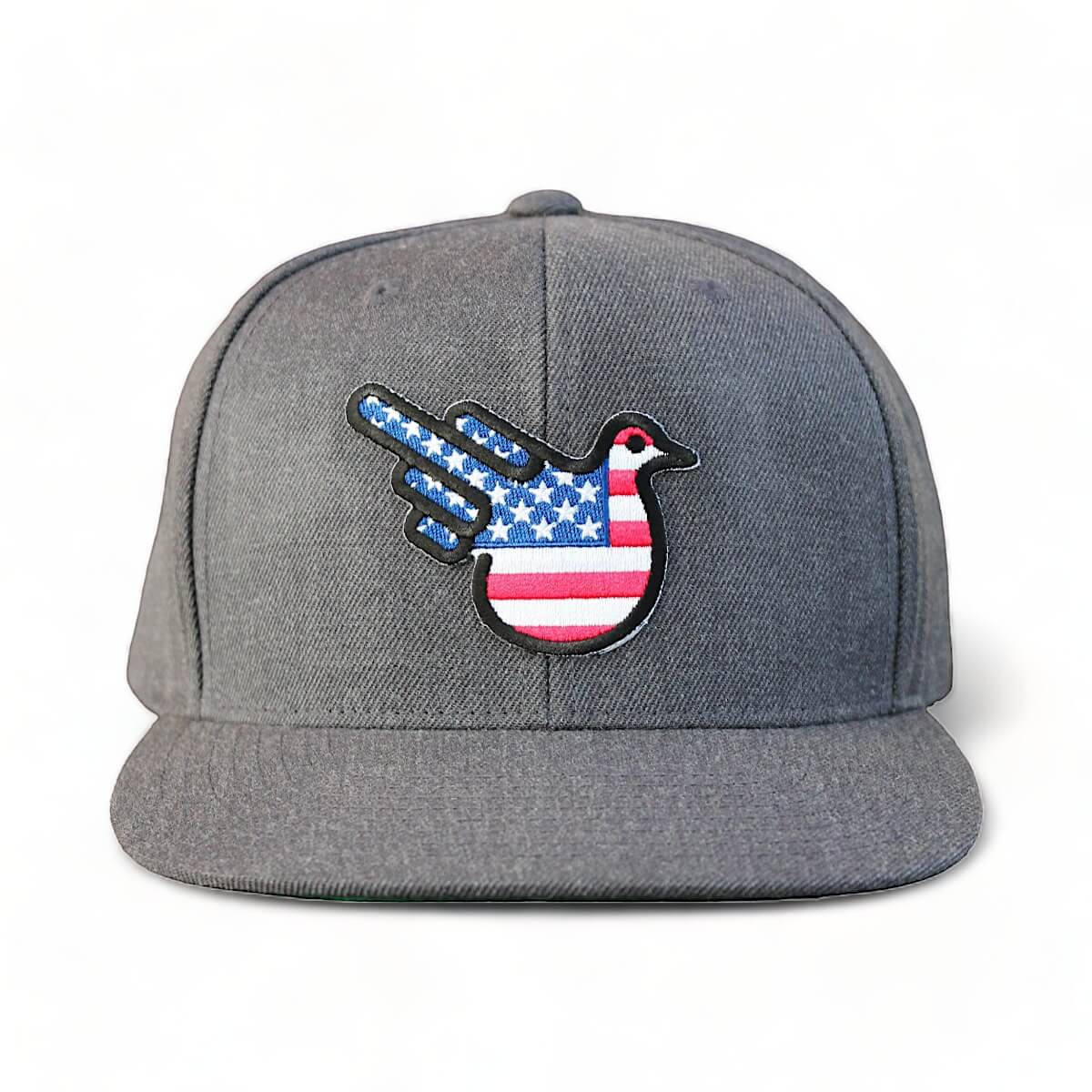 The American Snapback Flat Bill Hat