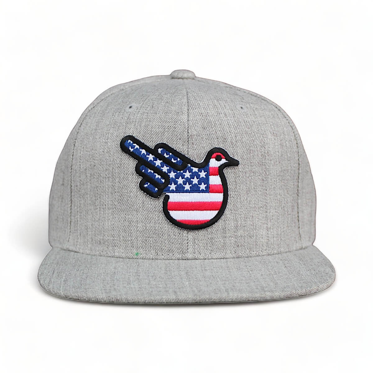 The American Snapback Flat Bill Hat