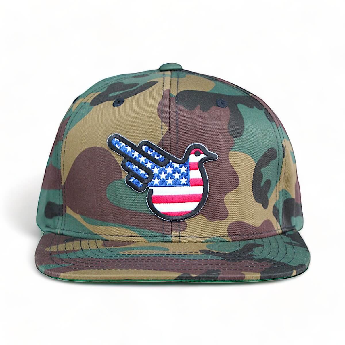 The American Snapback Flat Bill Hat