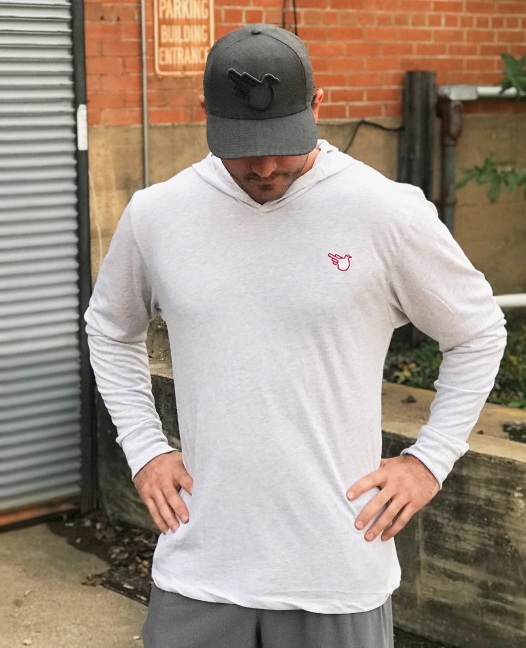 The Bowman Hooded Long Sleeve (White)